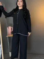 Dubai Cherry Luxury Co-Ord Set