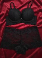 4Pis Ring-Safe Premium Lace Foam Bra Panty  Combo Set - Image 2