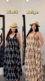 Stylish Printed Maxi