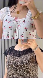 Premium Lace Luxe 2-Piece Nightwear Combo - Image 2